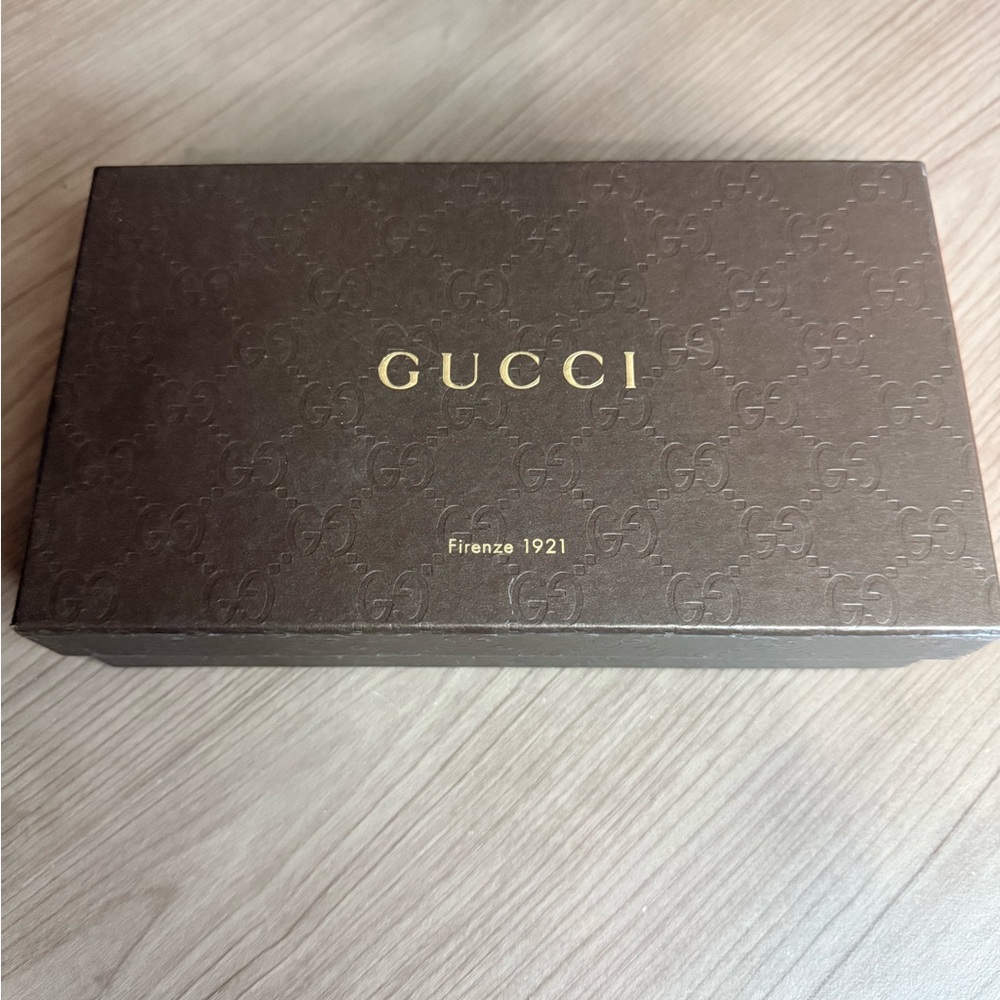 Gucci Beige GG Canvas Continental Wallet with Gold Double G - Picture 12 of 12